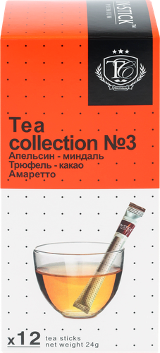 

Ассорти чая In-Stick Top choice Апельсин-миндаль, трюфель-какао, амаретто стики 12 шт. х 2 г