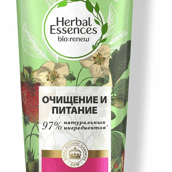 Бальзам для волос Herbal Essences Белая Клубника и сладкая мята Очищение и питание 275 мл