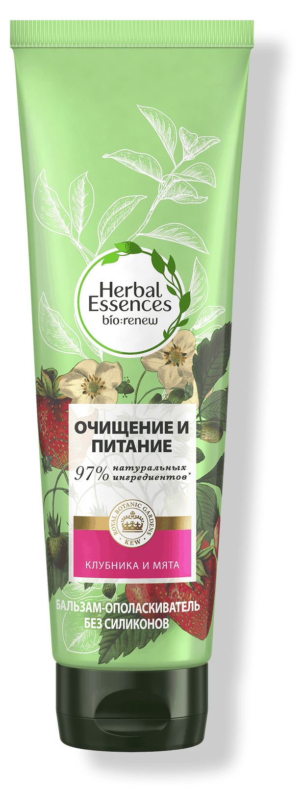 

Бальзам для волос Herbal Essences Белая Клубника и сладкая мята Очищение и питание 275 мл