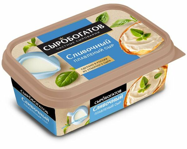 Сыр плавленый Сыробогатов сливочный 50% 200 г