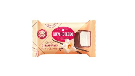Сырок творожный глазированный Вкуснотеево с ванилью 16%, 40г