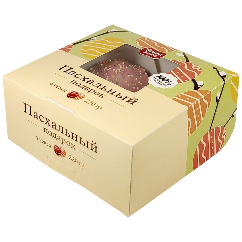 

Кексы ТОМИН ХЛЕБ Пасхальный подарок, 4х55г