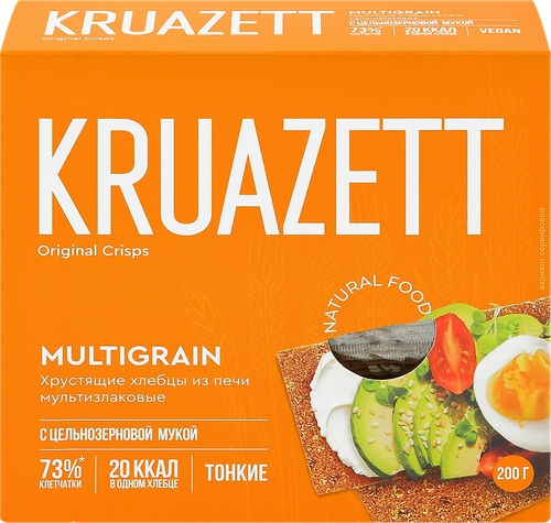 

Хлебцы тонкие Croisette мультизлаковые 200 г