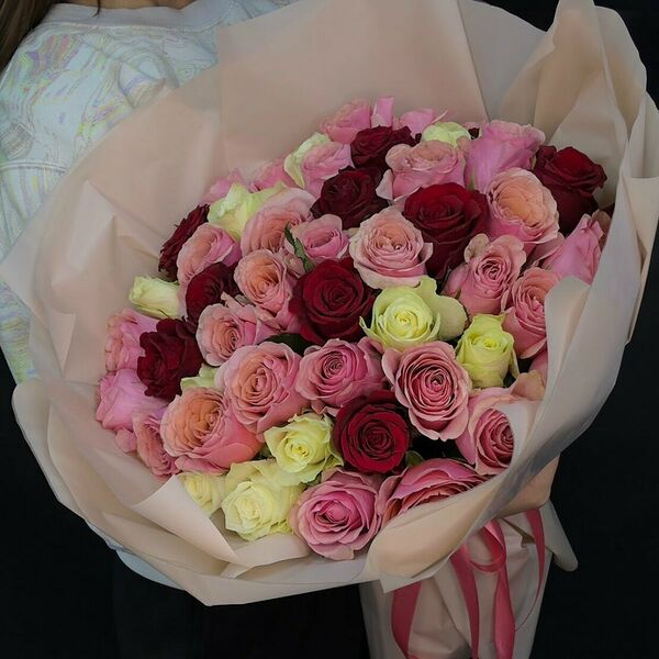 51 роза микс