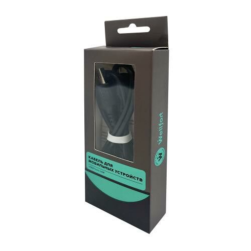 Кабель Wellfort microUSB 80090569 2А 1м в ассортименте