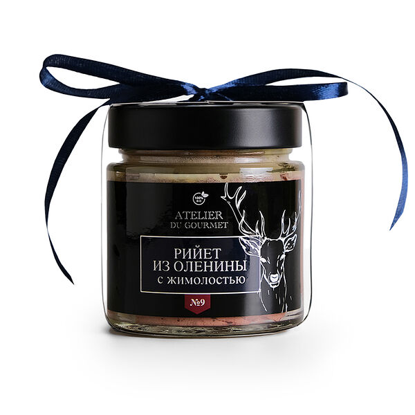 Рийет Atelier du gourmet из оленины с сублимированной жимолостью 200 г