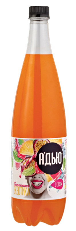 

Напиток газированный А'дью Тропическая экзотика 1 л