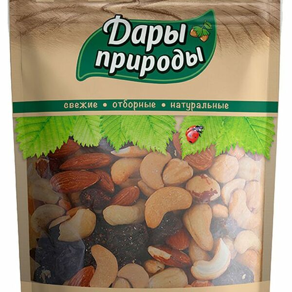 Смесь орехов и изюма Дары природы Коктейль 150 г
