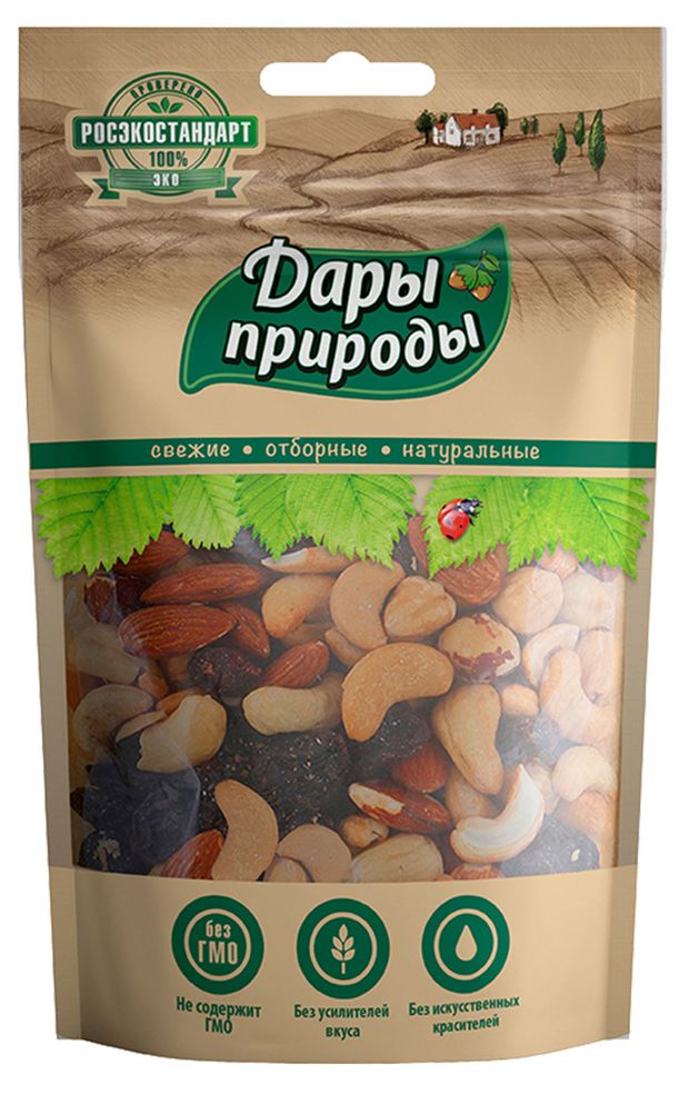 

Смесь орехов и изюма Дары природы Коктейль 150 г