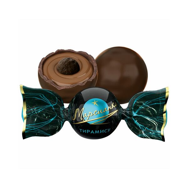 Конфеты Марсианка тирамису с комб крем начинками глаз вес