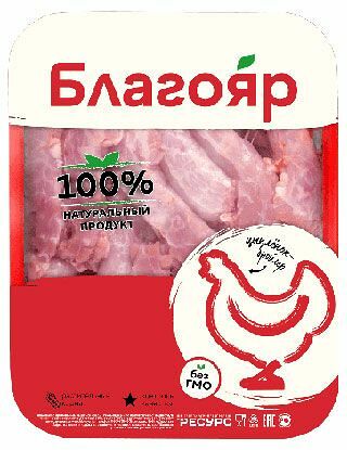 Шеи цыплят-бройлеров Благояр охлажденные 490 г