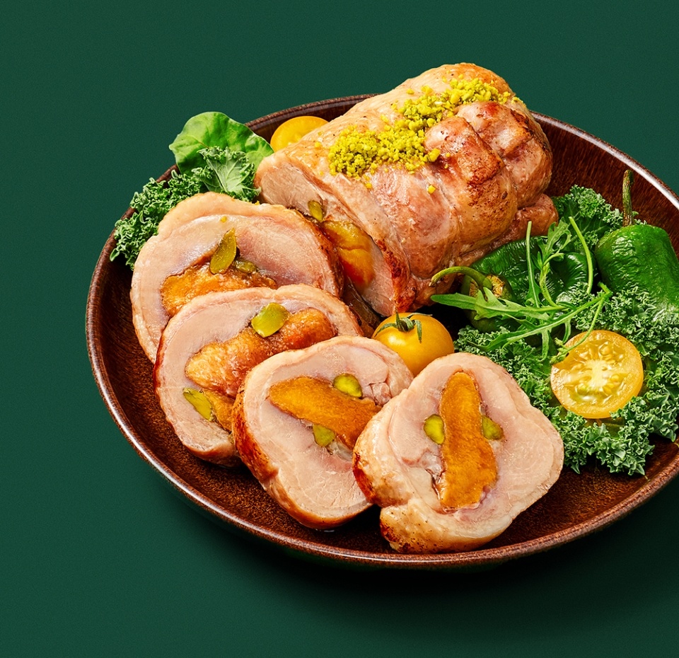 

Рулет из утки су-вид с персиком, «Почти готово», вес