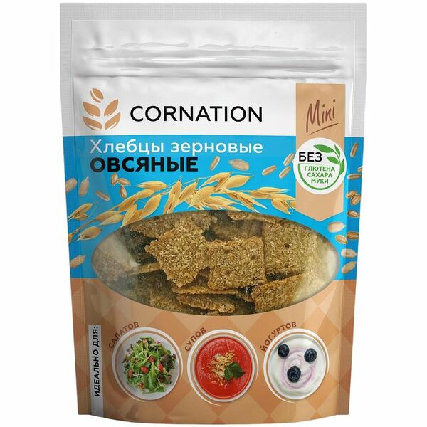 Хлебцы Cornation Зерновые овсяные, 150 г