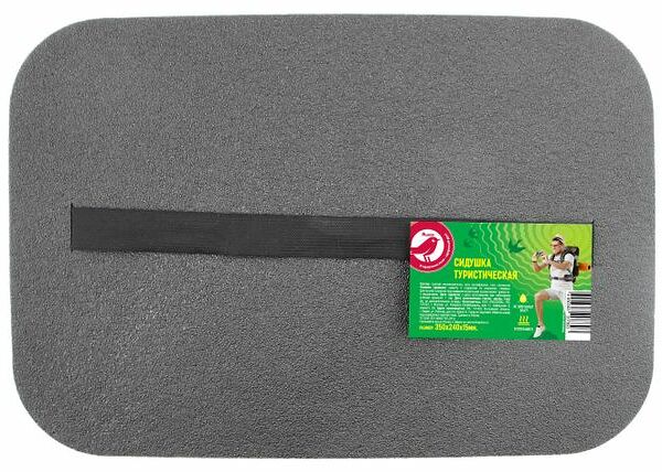 Сидушка туристическая АШАН Красная Птица, 350х240х15 мм