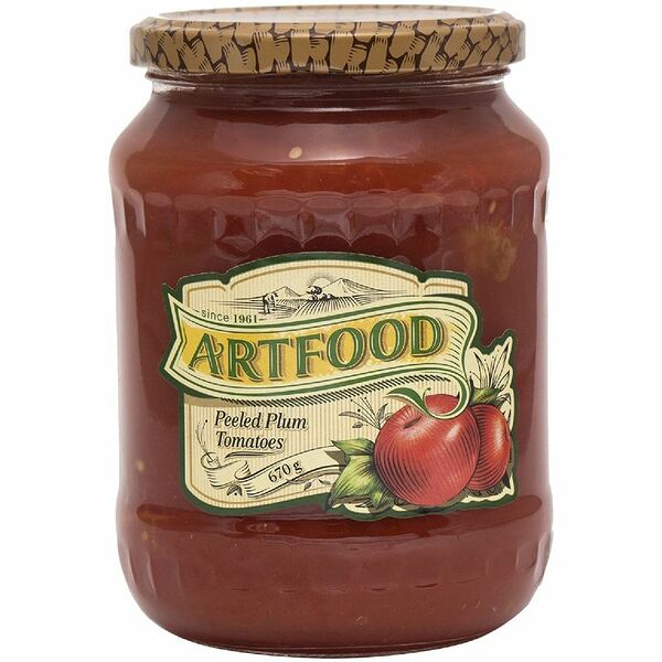 Томаты очищенные Artfood в собственном соку 670 г