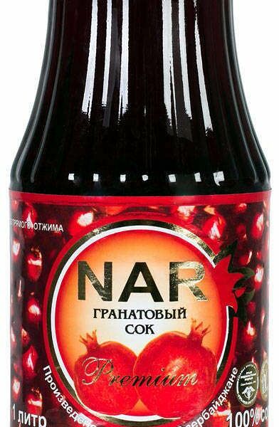 Сок Nar гранатовый 1 л
