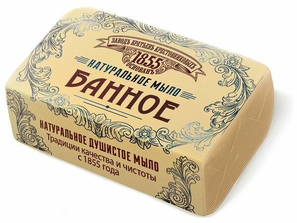 Мыло Завод Братьев Крестовниковых Банное натуральное душистое 135г