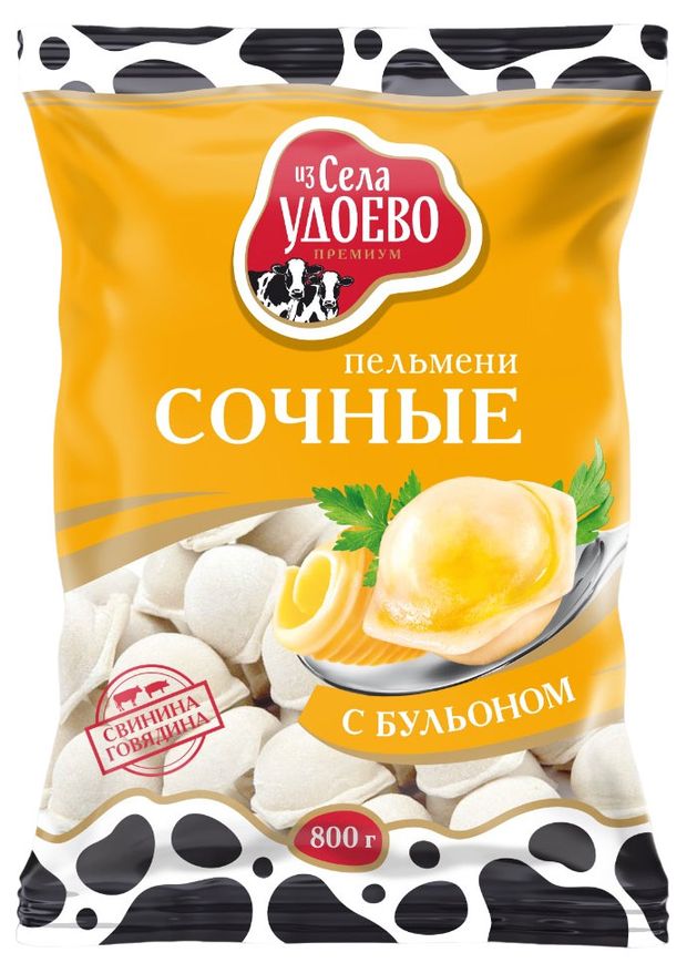 

Пельмени Из Села Удоево Сочные 800 г