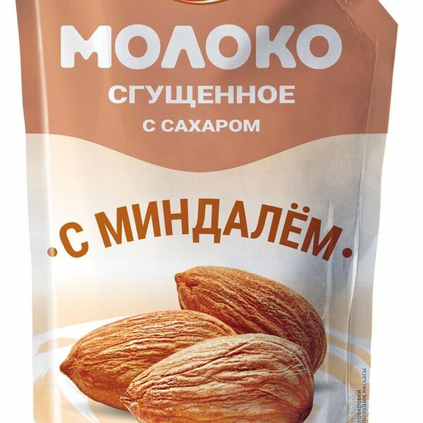 Молоко сгущенное Главпродукт с миндалем 3.7% 270 г