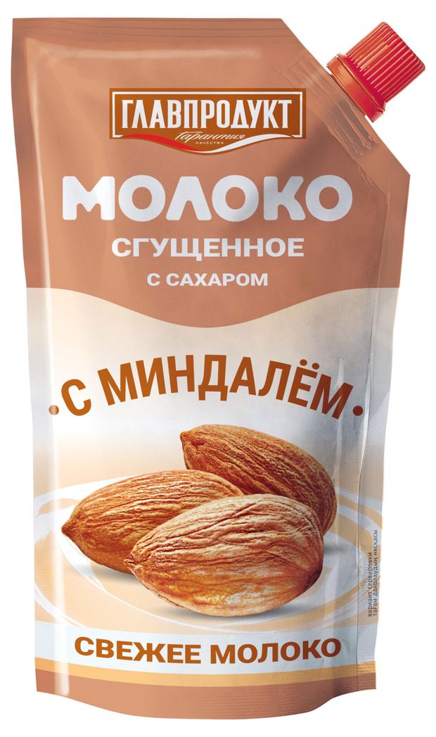 

Молоко сгущенное Главпродукт с миндалем 3.7% 270 г