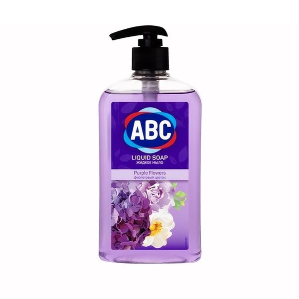 Жидкое мыло ABC Purple Flowers 400мл
