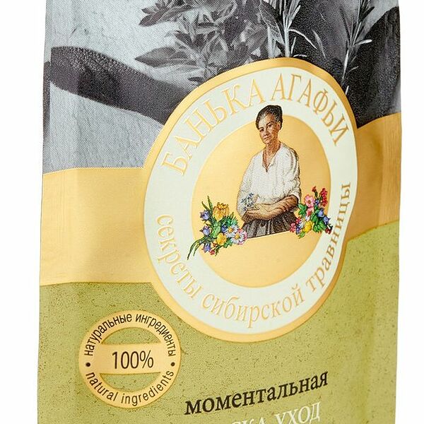 Маска-уход для волос Рецепты бабушки Агафьи Банька Агафьи моментальная 100 мл