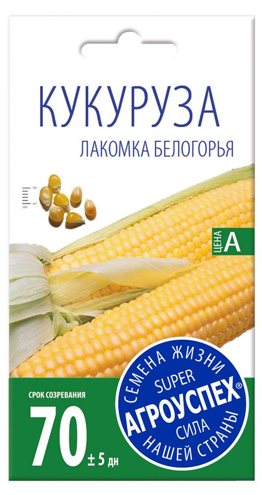 

Семена Агроуспех Кукуруза Лакомка Белоорья 5 г