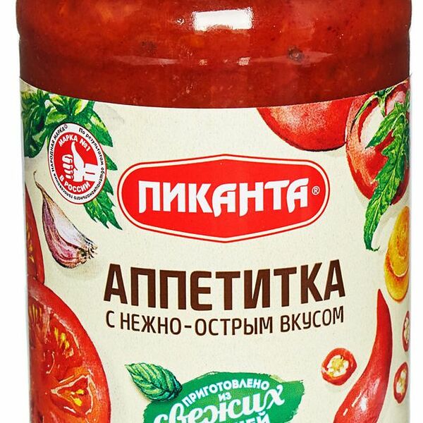 Аппетитка Пиканта с нежно-острым вкусом 360 г
