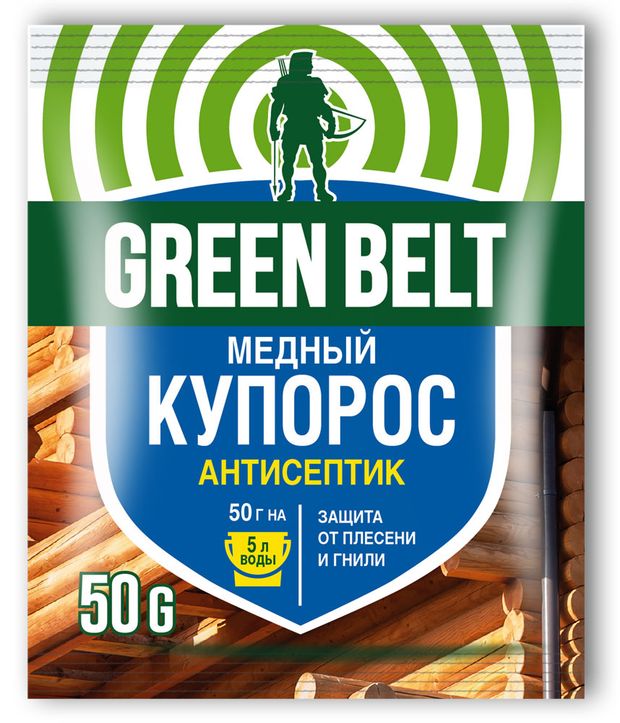 

Медный купорос Green Belt антисептик 50 г
