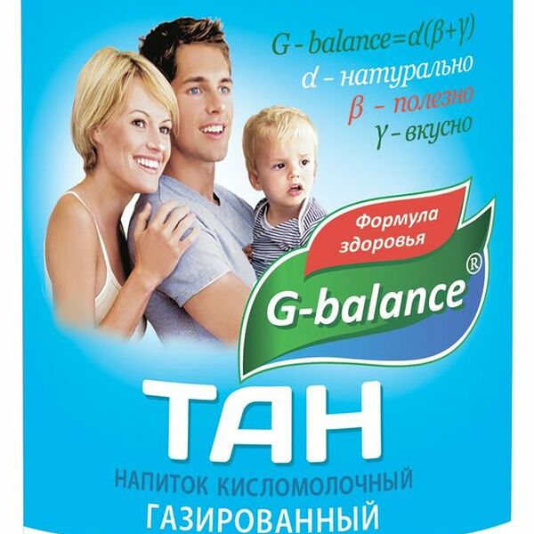 Напиток кисломолочный G-balance Тан газированный 500 мл