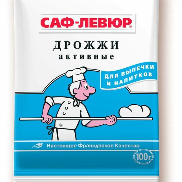 Дрожжи хлебопекарные Саф-левюр сухие активные 100 г