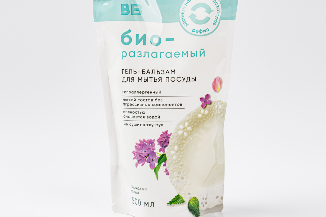 

Гель-бальзам для мытья посуды Душистые травы, дой-пак 500 мл