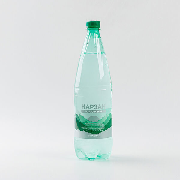 Вода минеральная ВкусВилл Нарзан газ. 1 л
