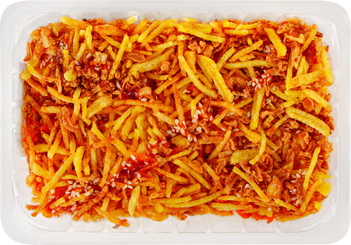 Закуска по-корейски с курицей лоток вес 