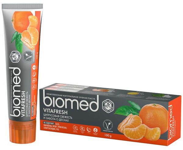 Зубная паста комплексная Biomed Vitafresh забота о деснах