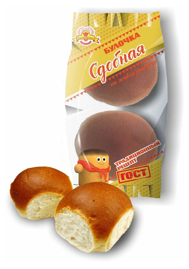 

Булочки сдобные Калужский хлебокомбинат 160 г