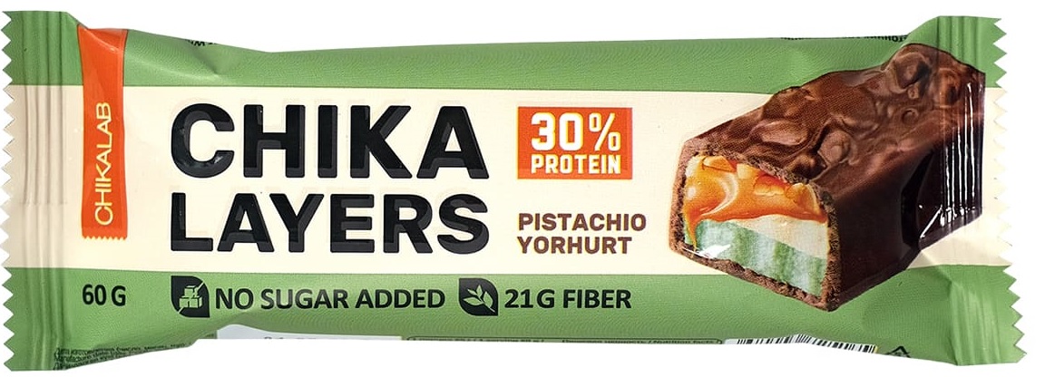 

Батончик протеиновый Chikalab Chika Layers фисташковый йогурт 60 г