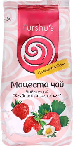 

Чай черный Мацеста чай клубника со сливками 75 г