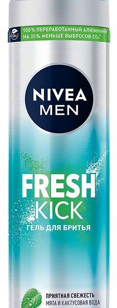 Гель для бритья Nivea Men Fresh Kick 200 мл