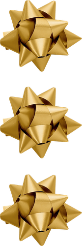 

Бант декоративный Пакетико 3 шт. цвет в ассортименте