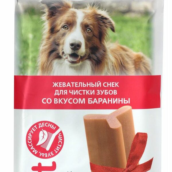 Лакомство для собак Biff Dent с бараниной для крупных пород 270 г