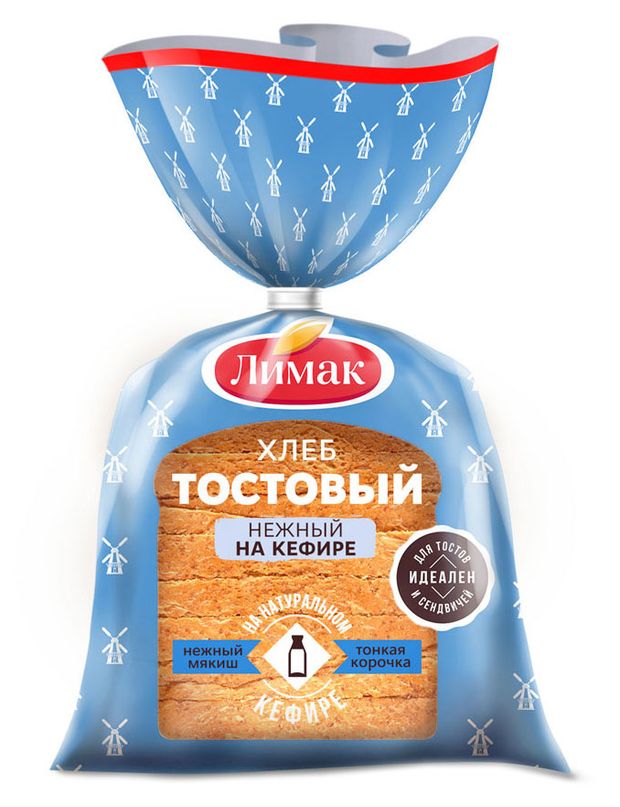 

Хлеб Лимак тостовый в нарезке 290 г