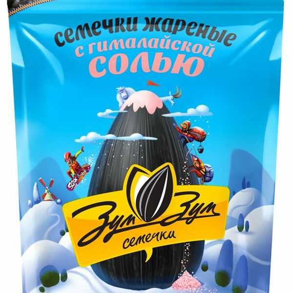 Семечки подсолнечника Зум-зум жареные с гималайской солью