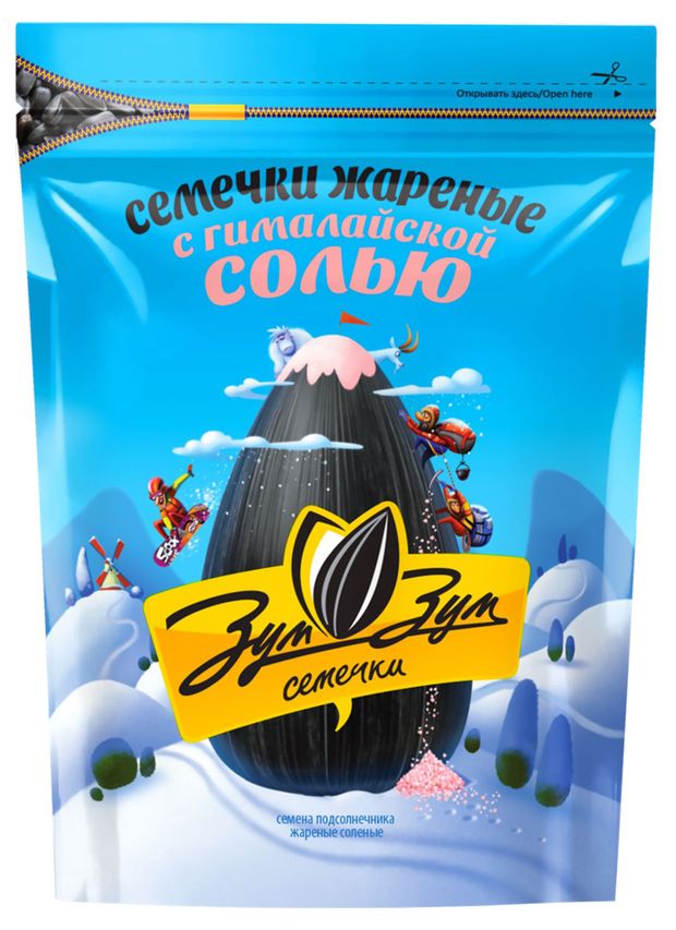 

Семечки подсолнечника Зум-зум жареные с гималайской солью