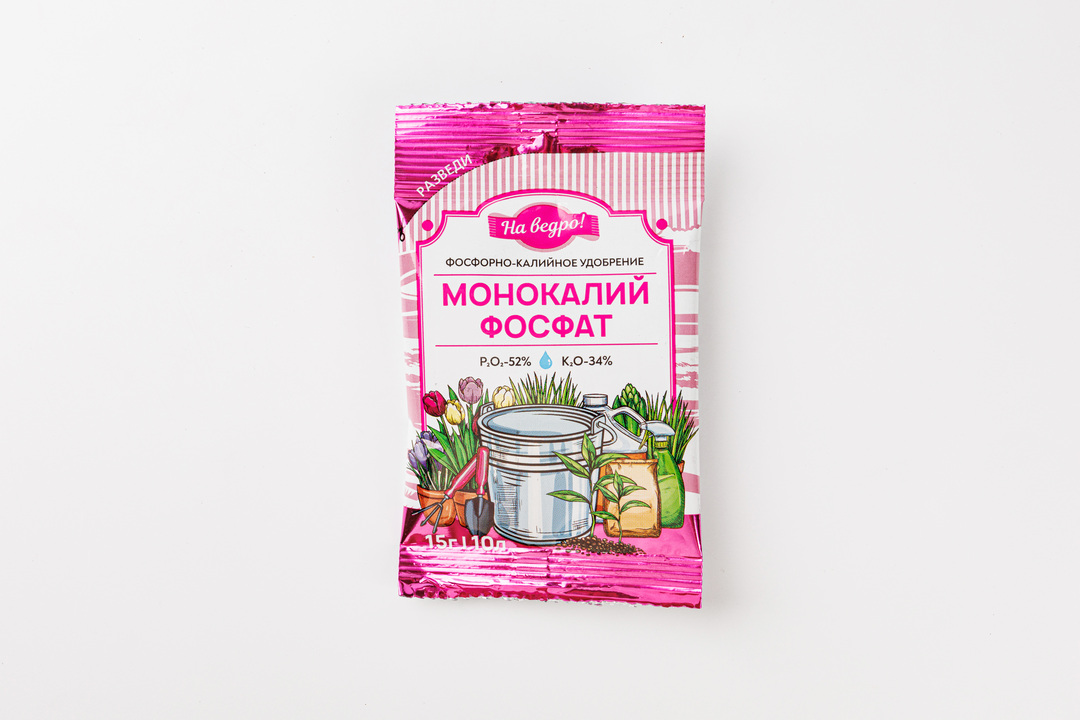 

Монокалийфосфат, минеральное удобрение, "На ведро!"