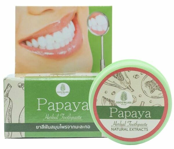 Травяная зубная паста Coco Blues Papaya