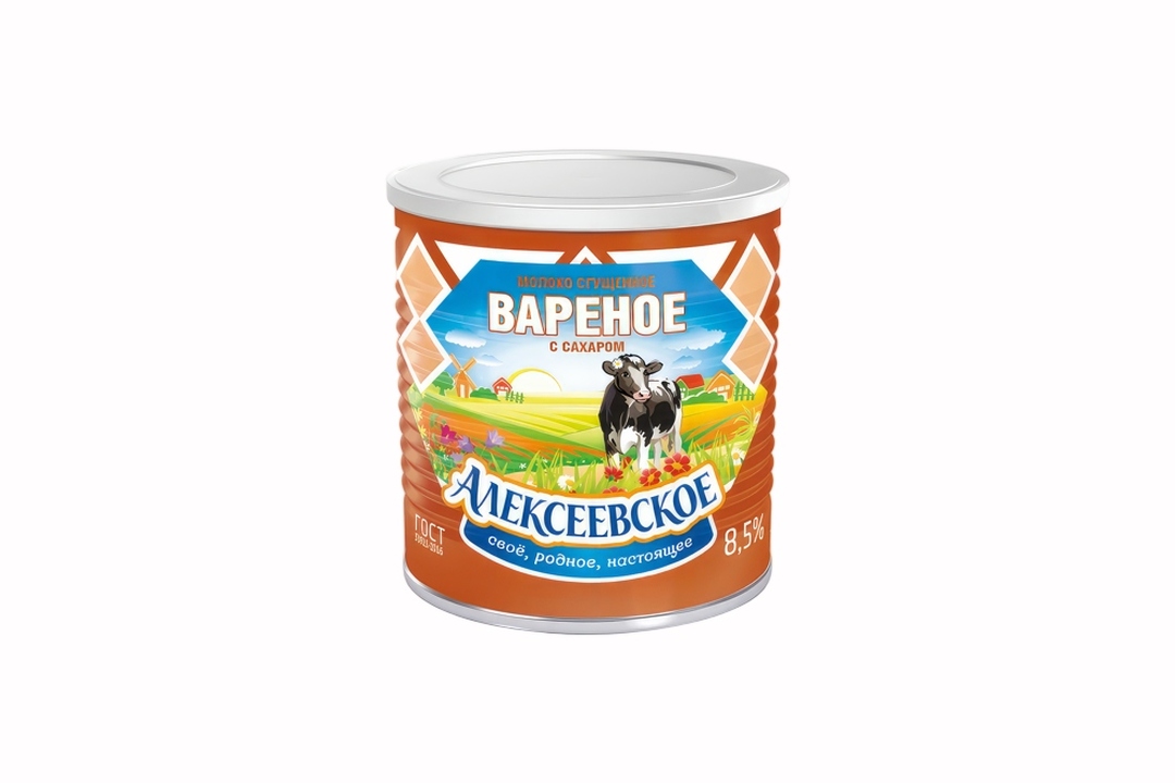 

Молоко сгущённое Алексеевское вареное 8.5% 360 г