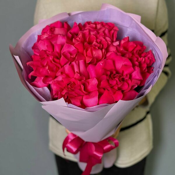 Французские розы 7шт