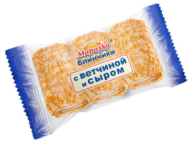 

Блинчики Морозко с ветчиной и сыром 210 г