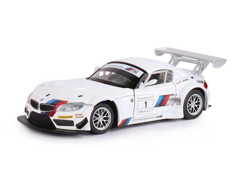 

Машина металлическая 1:24 BMW Z4 GT3, белый